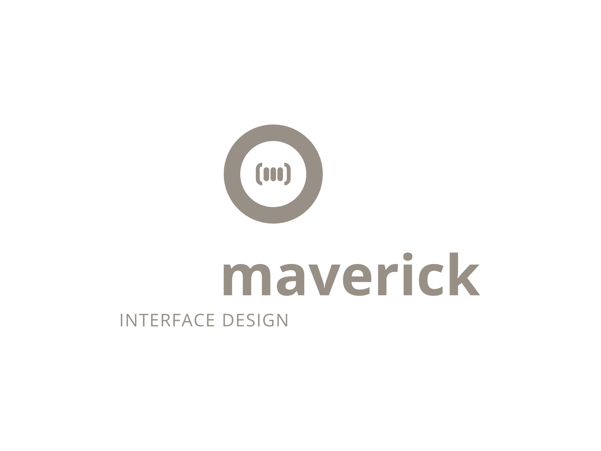 Maverick Interface Design Logo